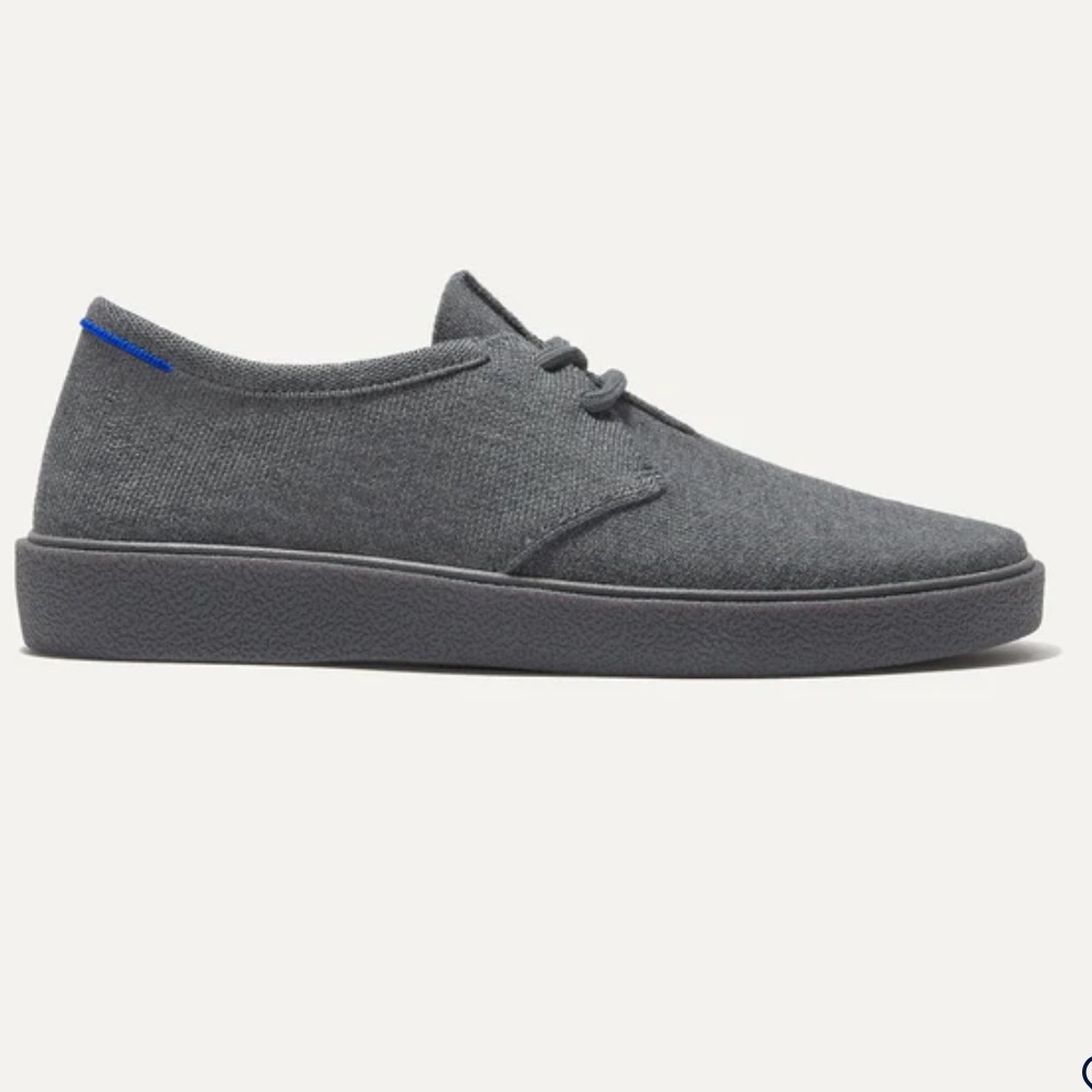 Rothy's Gray Sneakers with Blue Accent